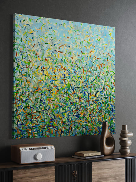 Dawn Garden- Limited Edition Print - 101cm squ / 40" squ